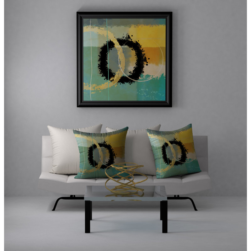 Housse de coussin décorative carrée et insert service fiable, 24 po x 24 po