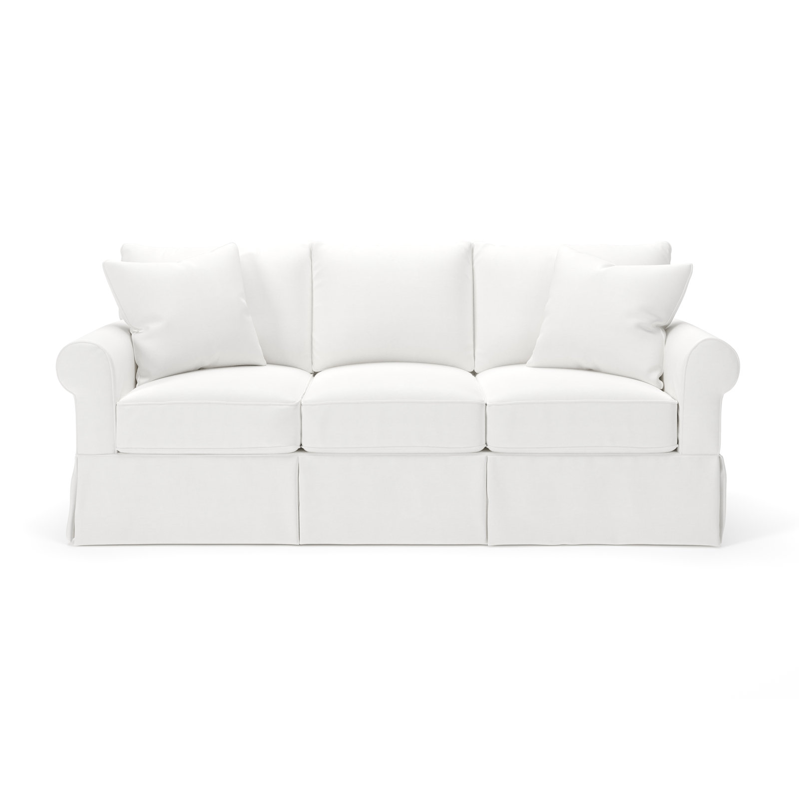 Amari 89'' Sofa, Bayou Off White Canvas