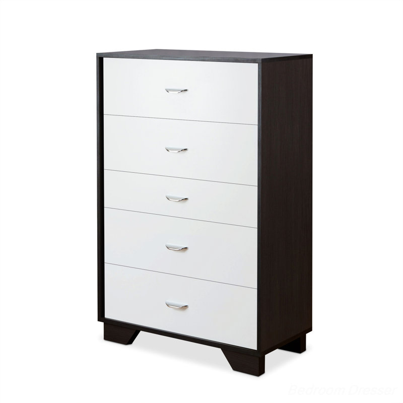 Muskego Dresser, White/Espresso