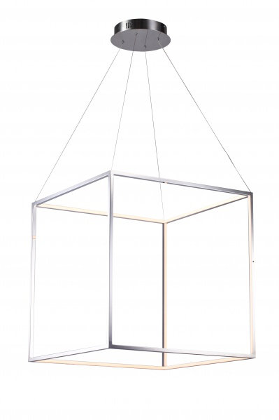 Modern 1 LED Cube Frame Pendant