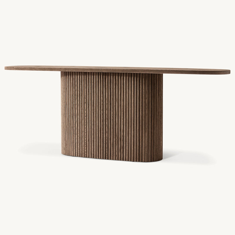 Dibenedetto 72'' Console Table, 29.9" H x 72" W x 16.1" D, Brown