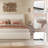 Coriddi Modern Boucle Upholstered Platform Bed with Low Profile Frame-124215913