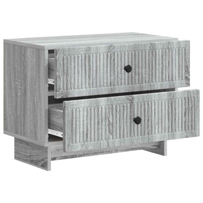 62cm W Manufactured Wood Bedside Table