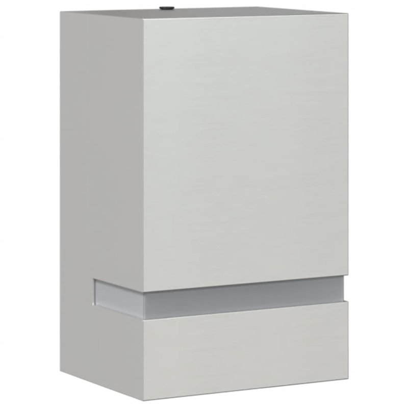 Sahair Outdoor Wall Light Stainless Steel, Silver