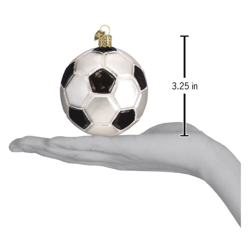 Ornement figurine suspendu boule de football