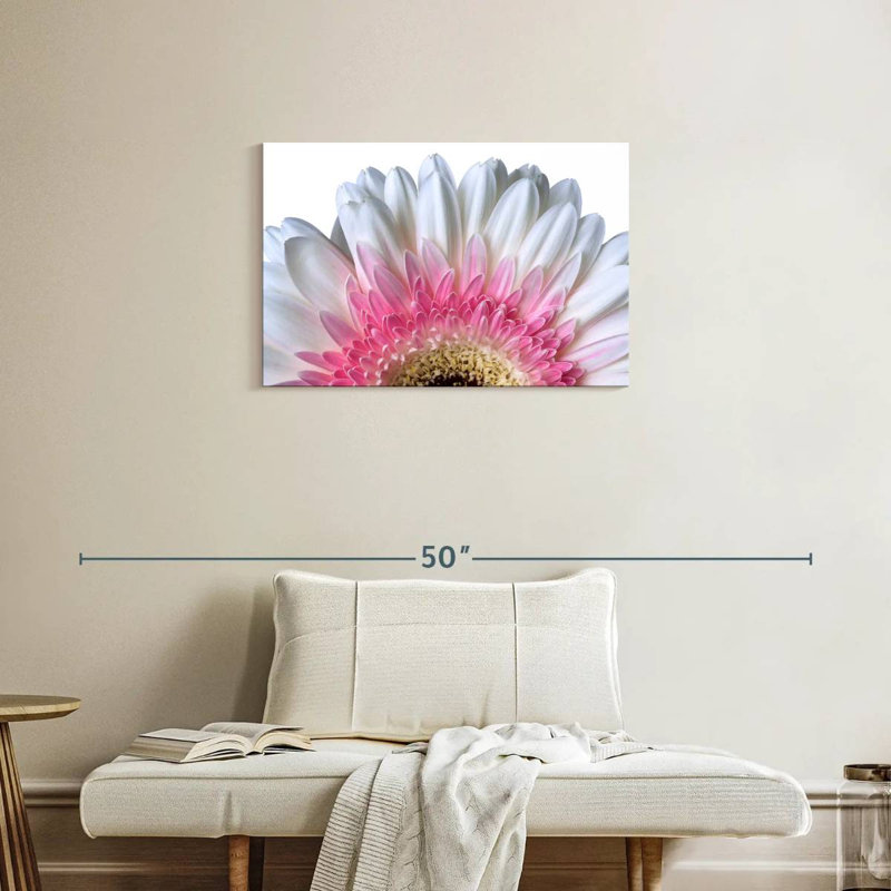 Pétales de fleurs roses Harnek, H 20 po x l 30 po