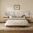 Boucle Upholstered Panel Headboard-1005437572