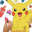 Adhésif décoratif géant Pikachu