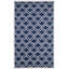 Tapis bleu marine / beige Ammundsen-1743545704