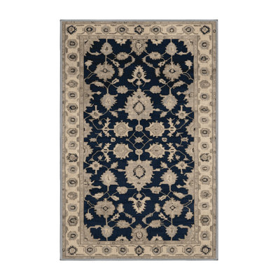 Machine Washable Overdyed Gray Area Rug