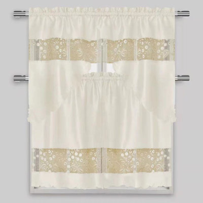 Dazsha Floral Swag Kitchen Curtain