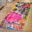 Colorful Bohemian Printed Rug Made of Soft Non Woven Material Ideal for Adding a Vibrant Touch to Any Room Setting-125782475