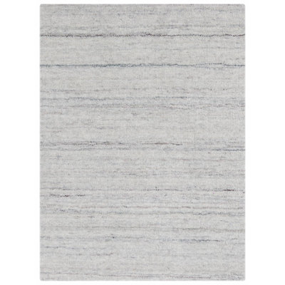 Puja Hand Loomed Area Rug in Taupe