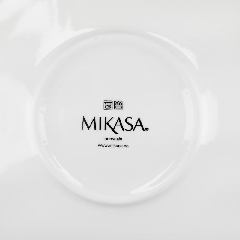 Mikasa Alexis Porcelain 12-Piece White Dinner Set