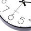 Grande horloge murale silencieuse de 16 pouces Jomparis pour bureau de salon (noir)