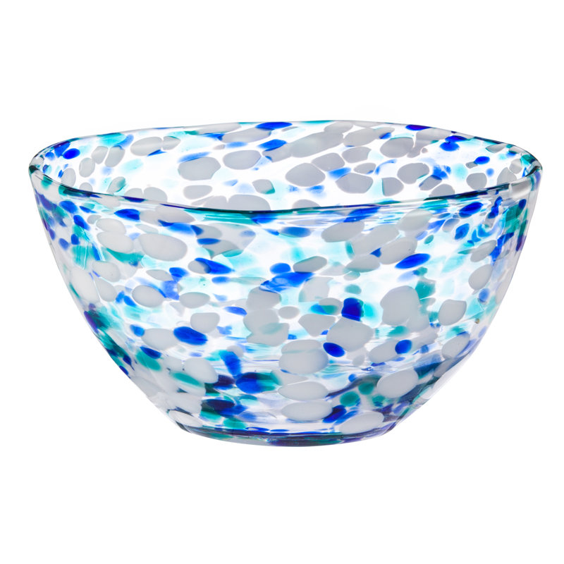 Bol de service en verre confetti Herrman