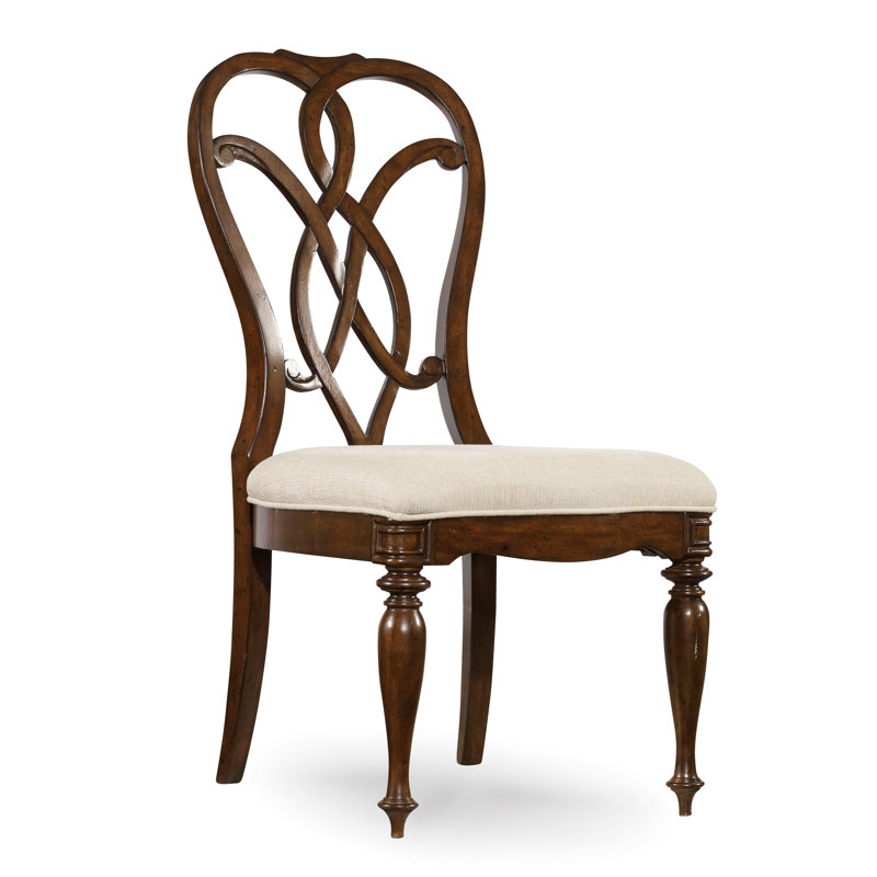 Leesburg Splatback Side Chair, Dark Wood