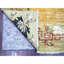 Tapis oriental doré 9 pi 1 po x 11 pi 6 po brun Peshawar d'inspiration art déco, laine douce et brillante, teinture végétale, noué à la main