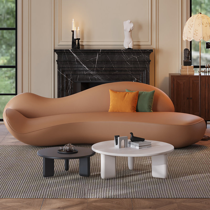 Canapé moderne et luxueux, Orange
