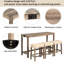 Table de bar et chaise en bois de mousse souple, finition imitation bois brun-1067176243-1067176242