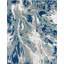 Tapis bleu abstrait Moises-1373367411