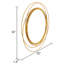 Ansley Round Metal Modern Wall Mirror-1430476873