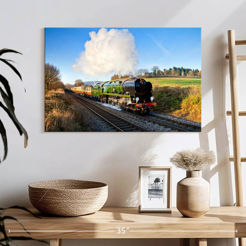 Mehar Countryside Steam Train, 16" H x 24" W