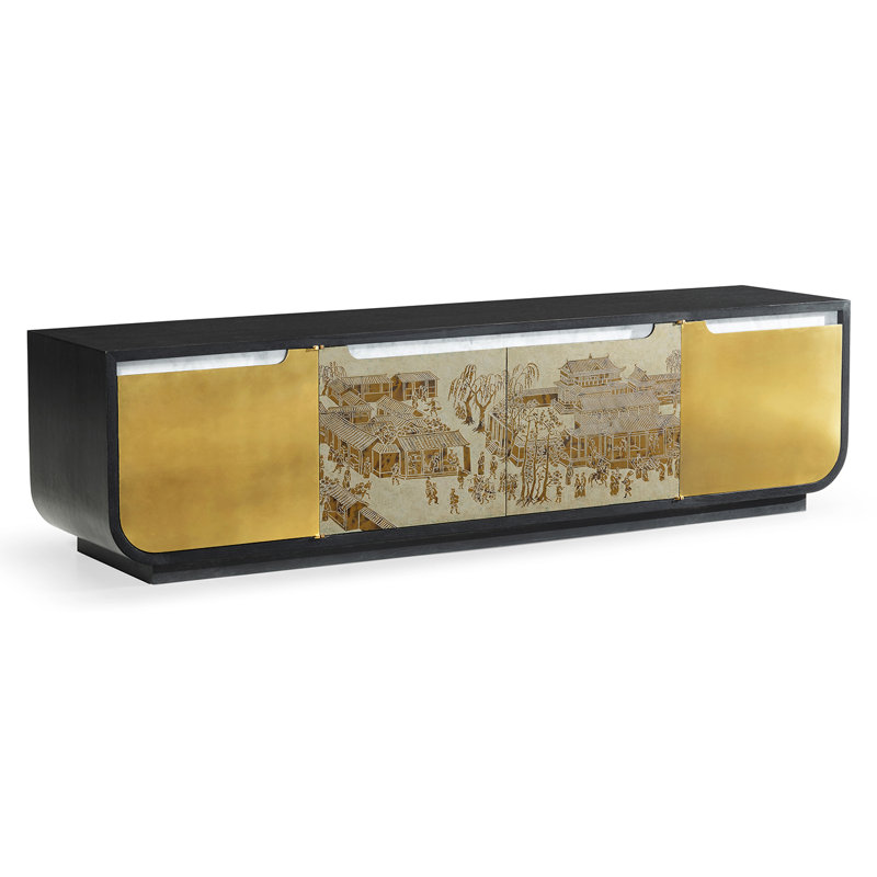 Fusion Solid Wood TV Stand