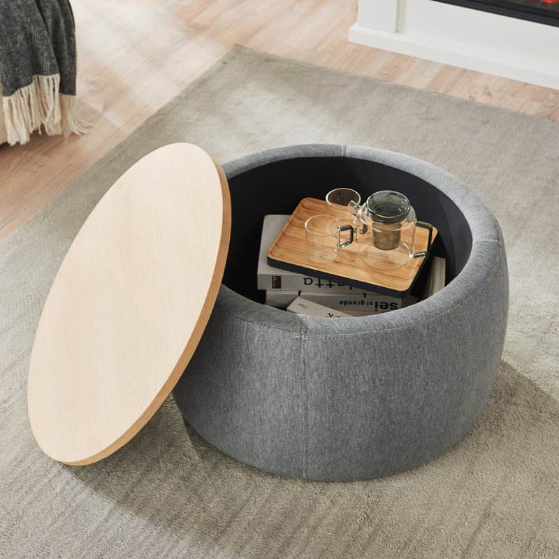 Fabric Upholstered Storage Bench