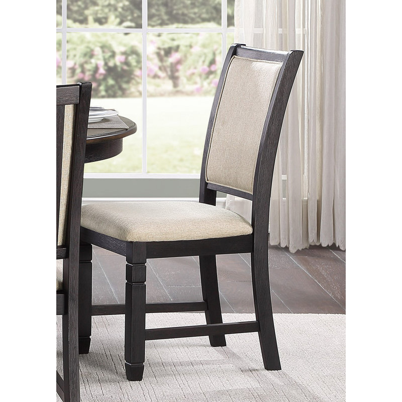 Ensemble de chaises d'appoint en bois 2 pièces, Noir