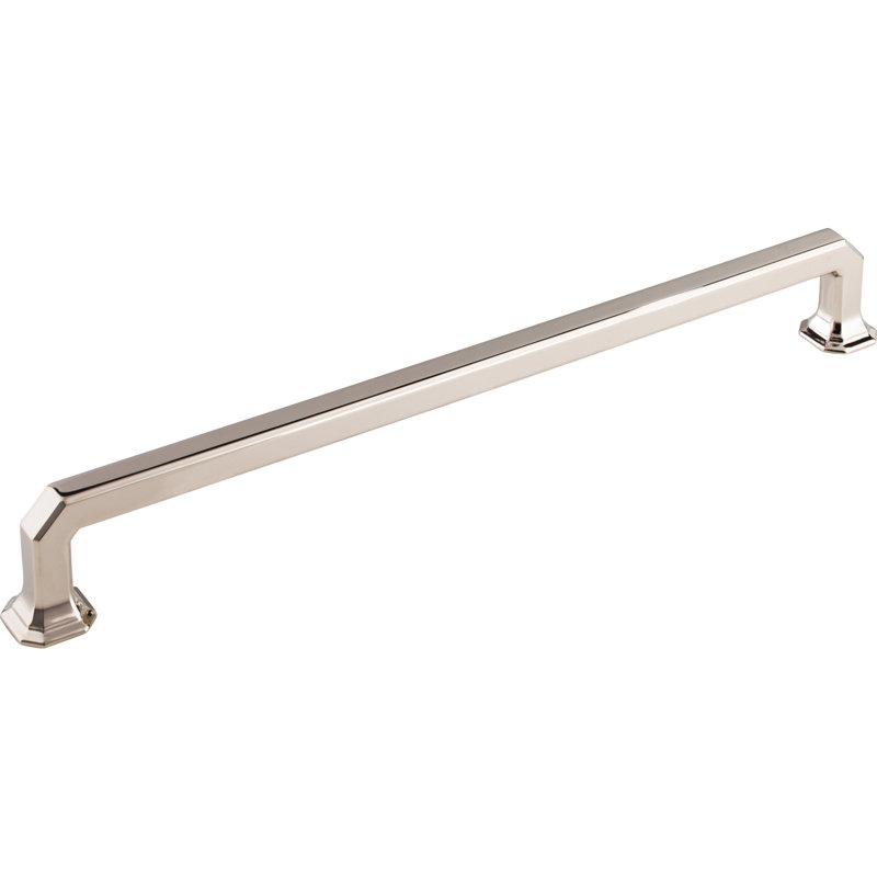 Emerald 12" Center to Center Appliance pull, Polished Nickel