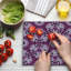 Planche à découper mauve Ambesonne