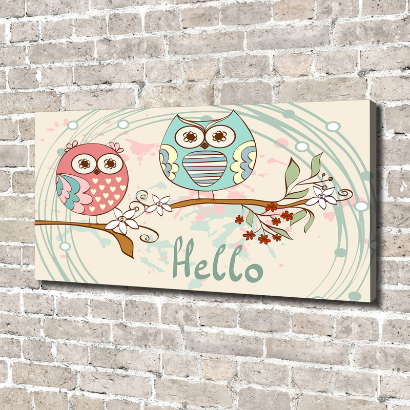 Owls - Wrapped Canvas Print