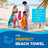 Rudy 100% Cotton Lightweight Beach Towel
