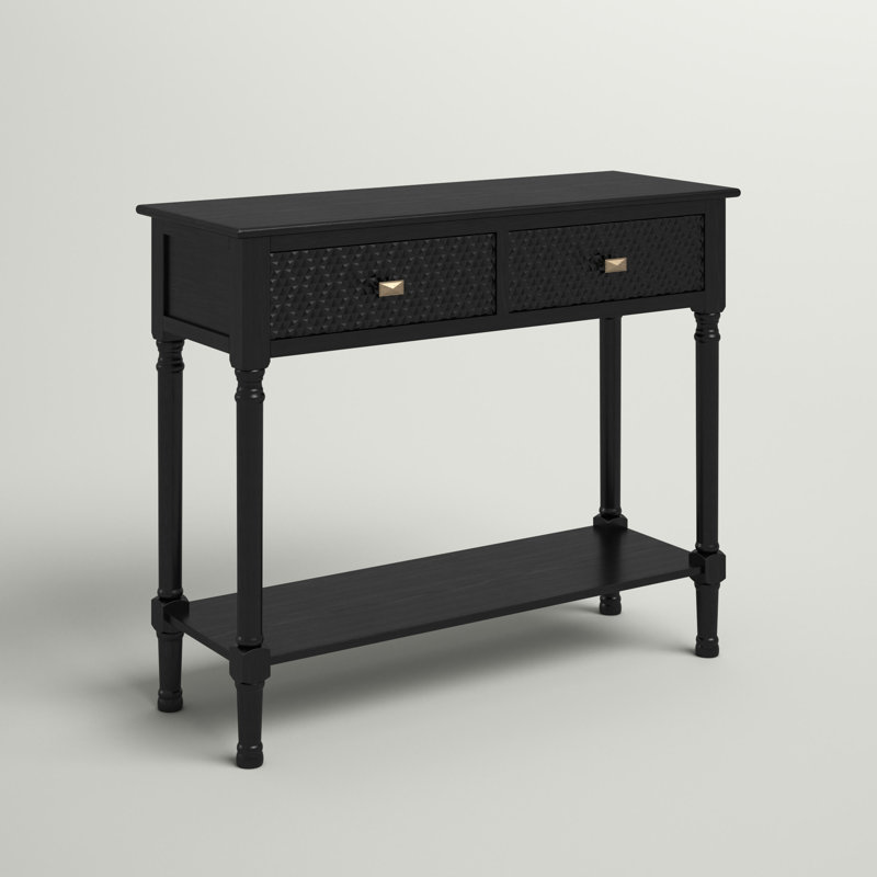 Peters 35.5'' Console Table, Black