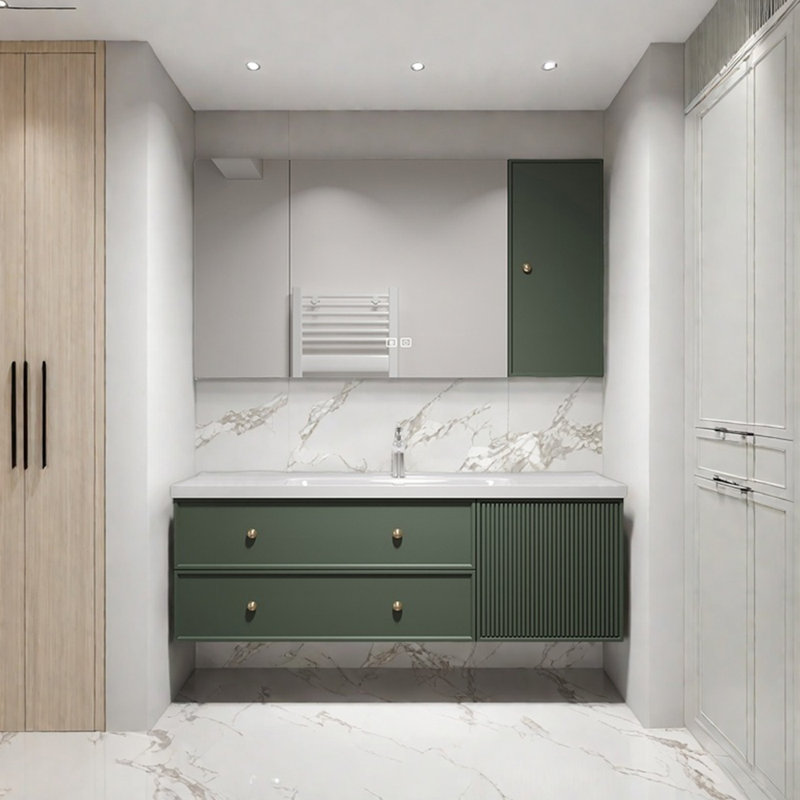 Armoire de salle de bain légère de luxe à la française