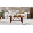 Dake Solid Wood Farmhouse Trestle Style Coffee Table-375658920