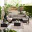 Miacomet Modular PE Rattan Garden Sofa Set and Table for Modern Gardens and Patios (Cover Included)-2065260312-2090814642