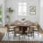 Enciso Round Solid and Manufactured Wood Cross Pedestal Dining Table-839574044-840046788