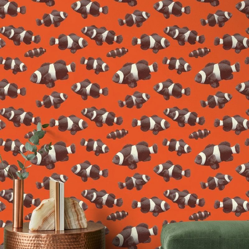Papier peint Clownfish, Non tissé, non collé