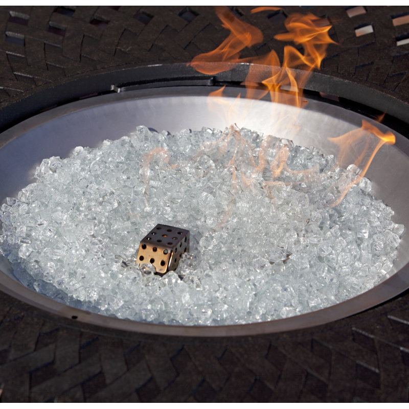 Crystal Clear Reflective Tempered Fire Glass for Fire Pits