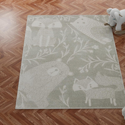 Whimsy Machine Woven Polypropylene Plastic Rug