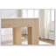 Table de salle à manger Farmhouse Kitchen pour 4 à 6 personnes, conception rectangulaire avec pieds robustes et garniture en bois aggloméré