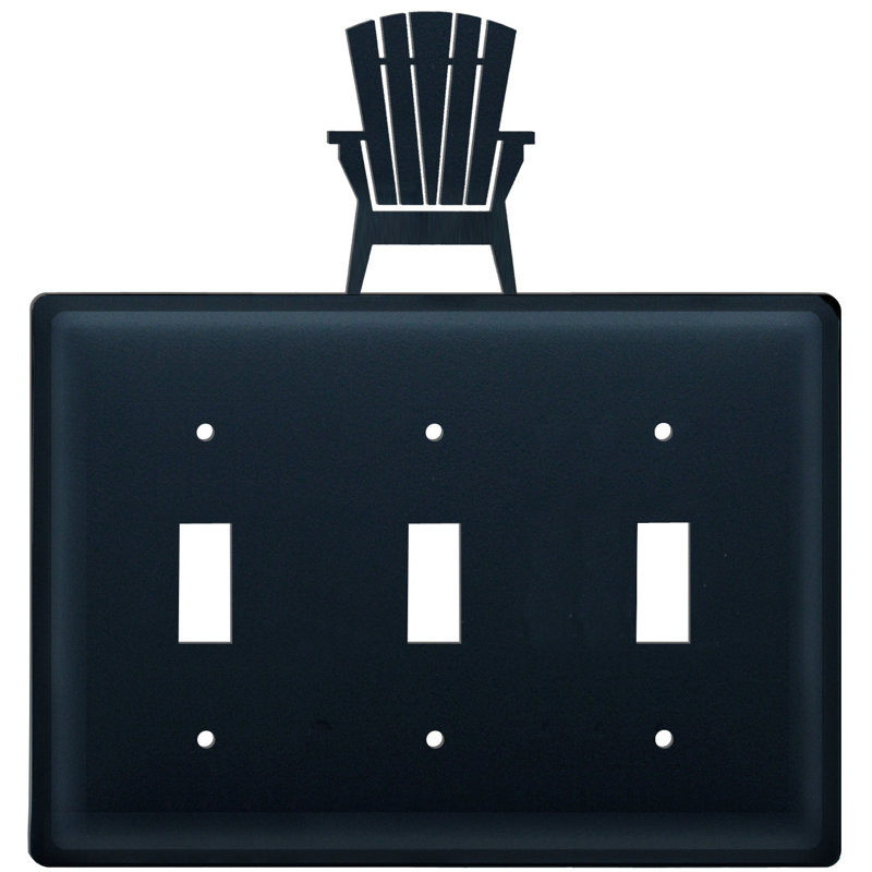 Adirondack 3-Gang Toggle Light Switch Plate
