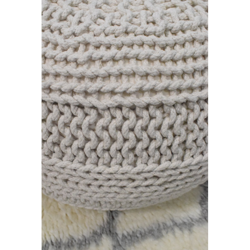 Repose-pieds Speegle, Laine beige