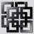 Silver Square Decorative Mirror