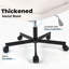Office Chair With Leather Upholstered, Swivel, Adjustable Height, Wheels