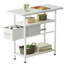 30cm W Metal Bedside Table