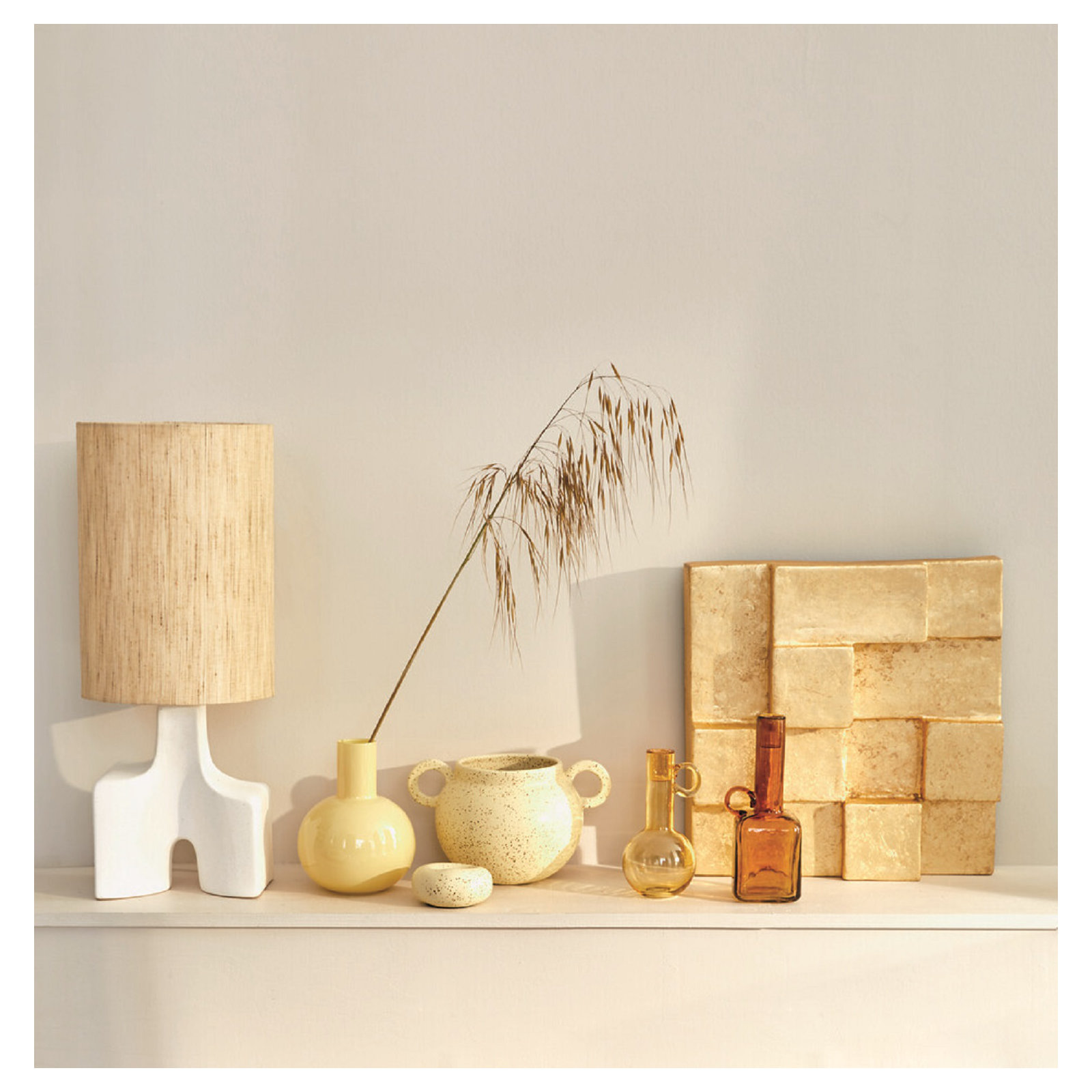 3.54'' Glass Tabletop Candlestick