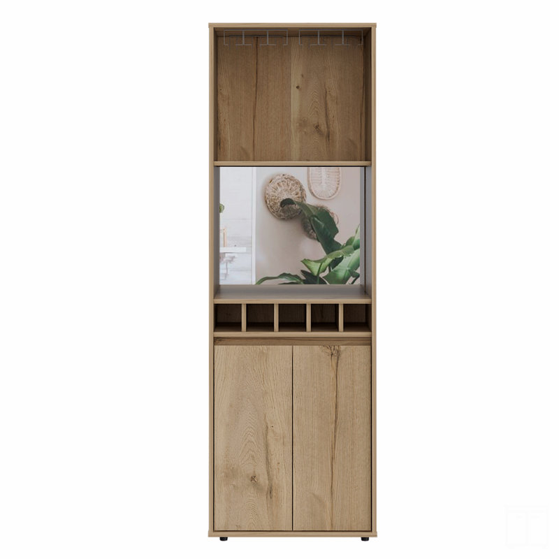 Bar 5 tablettes à 2 tablettes, H 70,8 po x l 22,9 po x P 14,8 po